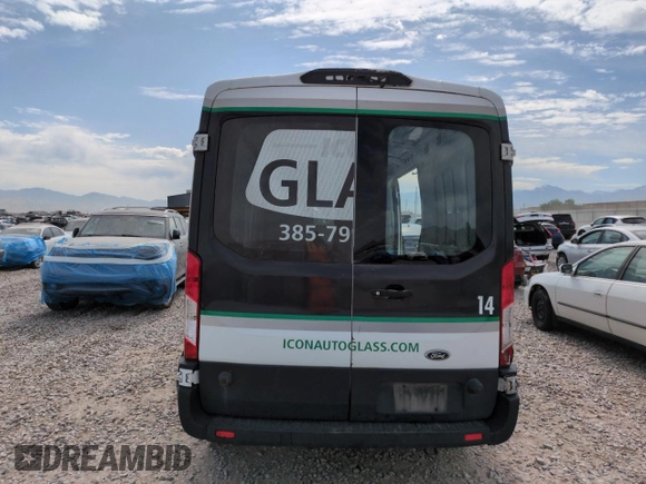 2019 Ford Transit with VIN 1FTYR2CM0KKB54055, listed as a Copart auction lot 60901775 with 136,166 mi miles and Clean title. Bid and sale history available at DreamBid. Image 6.