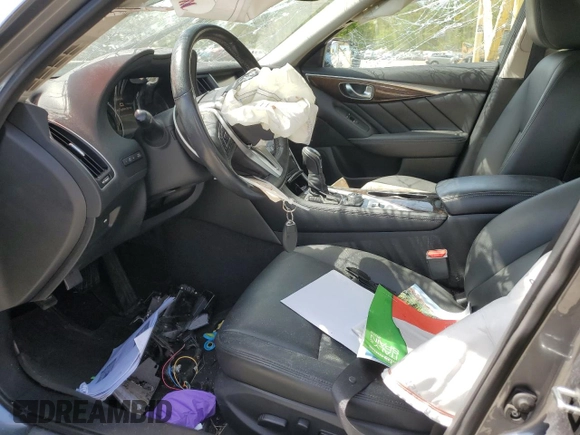 2019 Infiniti Q50 Luxe with VIN JN1EV7AR4KM558896, listed as a Copart auction lot 54249545 with 96,696 mi miles and Salvage title. Bid and sale history available at DreamBid. Image 7.