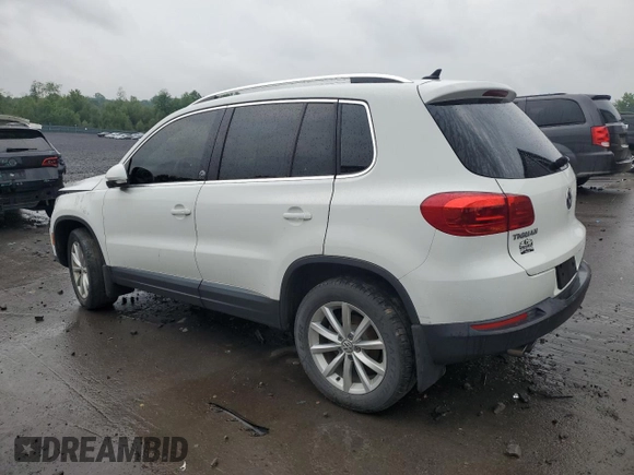 2017 Volkswagen Tiguan Wolfsburg Edition with VIN WVGSV7AX9HW512214, listed as a Copart auction lot 60062865 with 62,667 mi miles and Salvage title. Bid and sale history available at DreamBid. Image 2.