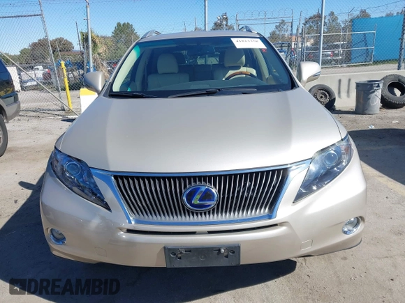 2011 Lexus RX 450h with VIN JTJBC1BAXB2420753, listed as a IAAI auction lot 41823358 with 102,714 mi miles and . Bid and sale history available at DreamBid. Image 12.