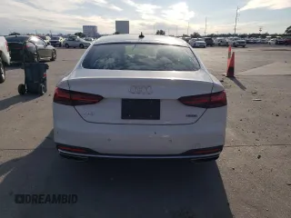 2023 Audi A5 Sportback Premium Plus with VIN WAUCBCF56PA050964, listed as a Copart auction lot 74617653 with 3,495 mi miles. Bid and sale history available at carsss.com. Image 6.