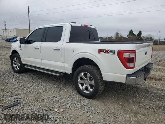 2022 Ford F-150 XL with VIN 1FTFW1E50NFB97744, listed as a Copart auction lot 43906525 with 49,036 mi miles and Salvage Title. Bid and sale history available at carsss.com. Image 2.
