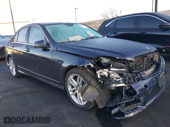 2013 Mercedes-Benz C 250 Sport with VIN WDDGF4HB6DR269976, listed as a IAAI auction lot 41841885 with 83,778 mi miles and . Bid and sale history available at carsss.com. Image 1.