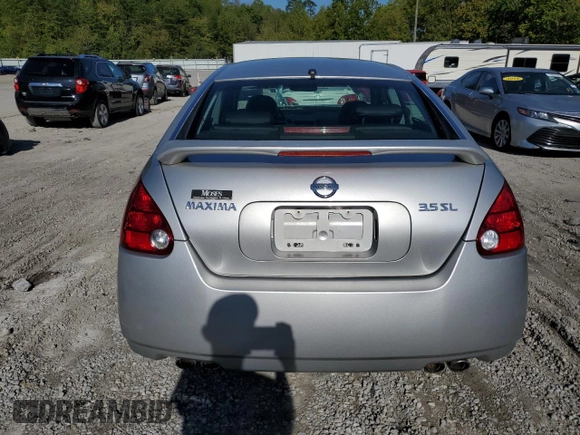 2006 Nissan Maxima 3.5 SE with VIN 1N4BA41EX6C818873, listed as a Copart auction lot 73162304 with 0 mi miles and Salvage Title. Bid and sale history available at carsss.com. Image 6.