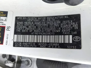 2017 Toyota Camry Hybrid LE with VIN 4T1BD1FK3HU206313, listed as a IAAI auction lot 41479110 with 416,578 mi miles. Bid and sale history available at carsss.com. Image 9.