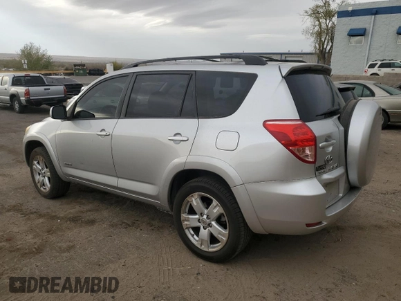 2008 Toyota RAV4 Sport with VIN JTMZD32V785097377, listed as a Copart auction lot 48242525 with 140,814 mi miles and Salvage title. Bid and sale history available at DreamBid. Image 2.