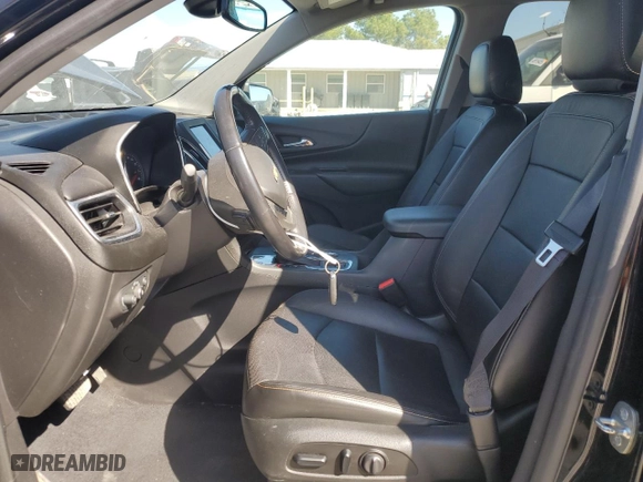 2021 Chevrolet Equinox LT with VIN 3GNAXKEV2ML347118, listed as a Copart auction lot 48855585 with 54,385 mi miles and Salvage Title. Bid and sale history available at carsss.com. Image 7.