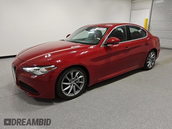 2018 Alfa Romeo Giulia with VIN ZARFAEBN5J7591566, listed as a Copart auction lot 53238605 with 36,113 mi miles and Clean title. Bid and sale history available at DreamBid. Image 1.