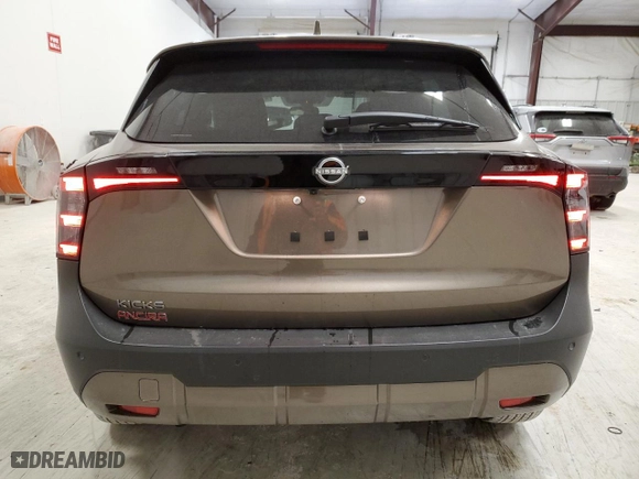 2025 Nissan Kicks SV with VIN 3N8AP6CA0SL326494, listed as a Copart auction lot 41974485 with 1,727 mi miles and Salvage Title. Bid and sale history available at carsss.com. Image 6.