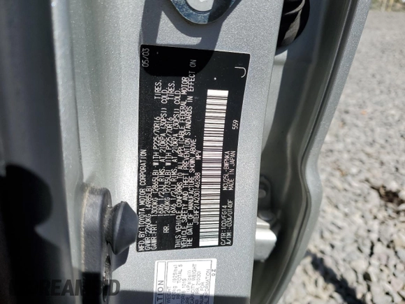 2003 Toyota Highlander z VIN JTEHF21A230146288, wystawiony jako Copart lot #55521745 z przebiegiem 188 481 mil mil oraz Szkoda całkowita • Salvage title. Historia ofert i sprzedaży dostępna na DreamBid. Obrazek 14.