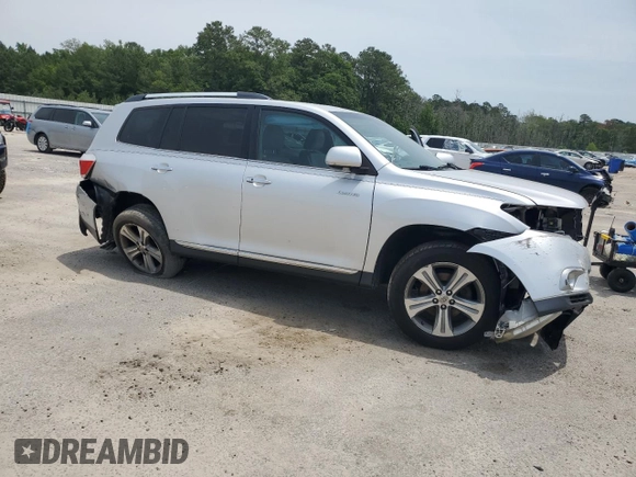 2011 Toyota Highlander Limited with VIN 5TDYK3EH6BS027426, listed as a Copart auction lot 57223895 with 465,279 mi miles and Salvage title. Bid and sale history available at DreamBid. Image 4.