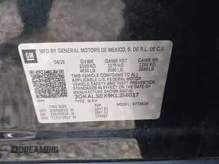 2019 GMC Terrain Denali z VIN 3GKALSEX9KL356017, wystawiony jako IAAI lot #42150214 z przebiegiem 80 375 mil mil oraz . Historia ofert i sprzedaży dostępna na DreamBid. Obrazek 9.