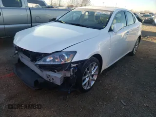 2012 Lexus IS 250 with VIN JTHCF5C29C5056384, listed as a Copart auction lot 58267200 with 104,854 mi miles and Salvage Title. Bid and sale history available at DreamBid. Image 2.