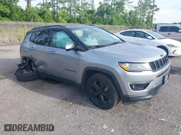 2018 Jeep Compass Latitude with VIN 3C4NJDBBXJT402489, listed as a IAAI auction lot 42369108 with 126,939 mi miles and . Bid and sale history available at DreamBid. Image 1.