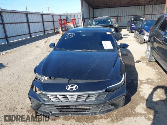 2024 Hyundai Elantra SEL with VIN KMHLM4DG4RU760241, listed as a IAAI auction lot 41849753 with 5,111 mi miles. Bid and sale history available at carsss.com. Image 13.