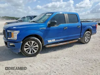 2018 Ford F-150 XL with VIN 1FTEW1CP5JKC02387, listed as a Copart auction lot 58983835 with 119,720 mi miles and Salvage title. Bid and sale history available at DreamBid. Image 1.