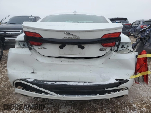 2015 Jaguar XF V6 Portfolio with VIN SAJWJ0FF0F8U49032, listed as a Copart auction lot 45754035 with 67,614 mi miles and Salvage Title. Bid and sale history available at carsss.com. Image 6.