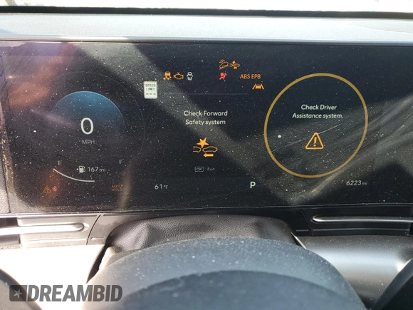 2025 Hyundai Kona Limited with VIN KM8HECA31SU200925, listed as a Copart auction lot 53305795 with 6,223 mi miles and Salvage Title. Bid and sale history available at DreamBid. Image 9.