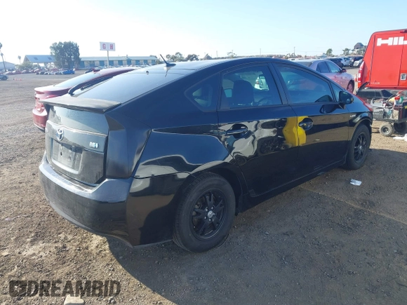 2010 Toyota Prius II with VIN JTDKN3DU9A5178258, listed as a IAAI auction lot 41850740 with 196,572 mi miles. Bid and sale history available at carsss.com. Image 4.