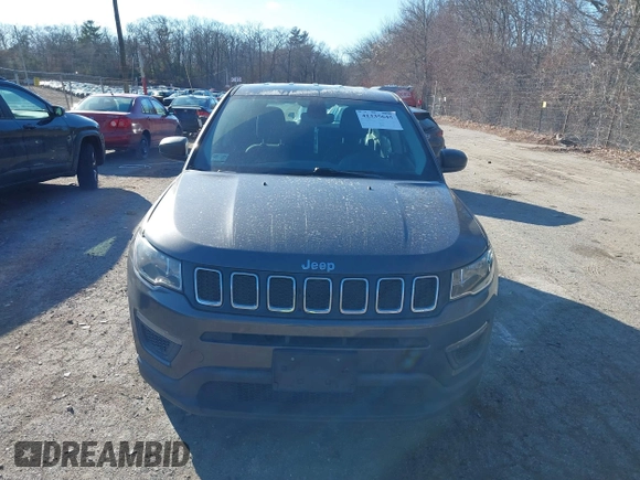2018 Jeep Compass Sport with VIN 3C4NJDAB5JT480194, listed as a IAAI auction lot 41335645 with 93,640 mi miles and . Bid and sale history available at DreamBid. Image 12.
