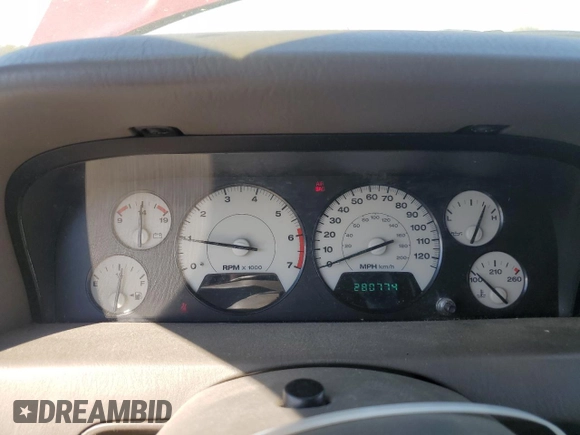 2002 Jeep Grand Cherokee Limited with VIN 1J4GX58N52C216106, listed as a Copart auction lot 50381665 with 280,774 mi miles and Salvage Title. Bid and sale history available at DreamBid. Image 9.