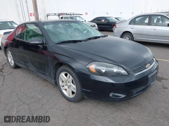2006 Chevrolet Monte Carlo z VIN 2G1WN151869298159, wystawiony jako IAAI lot #42208296 z przebiegiem 152 615 mil mil oraz . Historia ofert i sprzedaży dostępna na DreamBid. Obrazek 1.