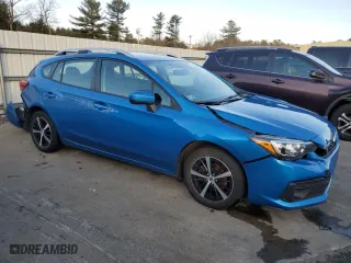 2022 Subaru Impreza Premium with VIN 4S3GTAV65N3717203, listed as a Copart auction lot 85024584 with 61,075 mi miles and Salvage Title. Bid and sale history available at carsss.com. Image 4.