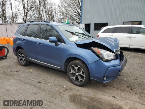 2016 Subaru Forester 2.0XT Touring with VIN JF2SJGXC3GH498531, listed as a Copart auction lot 50256635 with 0 mi miles and Salvage Title. Bid and sale history available at carsss.com. Image 4.
