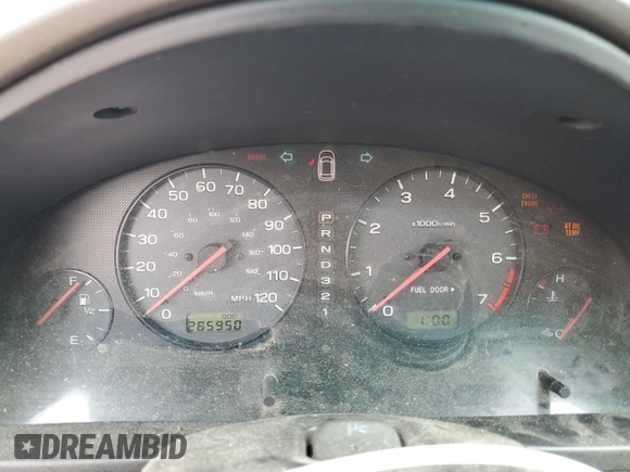 2000 Subaru Legacy Outback Limited with VIN 4S3BH6865Y7621900, listed as a Copart auction lot 53691725 with 285,950 mi miles and Salvage title. Bid and sale history available at DreamBid. Image 9.