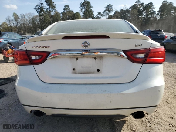2017 Nissan Maxima SV with VIN 1N4AA6AP0HC449713, listed as a Copart auction lot 48988675 with 198,203 mi miles and Salvage Title. Bid and sale history available at carsss.com. Image 6.