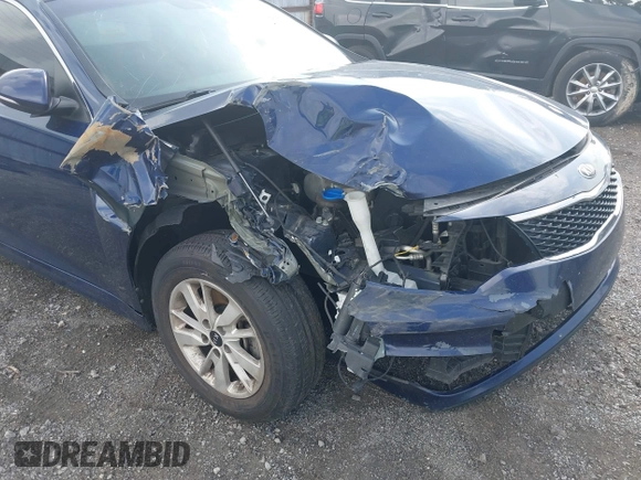 2018 Kia Optima LX with VIN 5XXGT4L37JG207956, listed as a IAAI auction lot 42121234 with 167,632 mi miles. Bid and sale history available at carsss.com. Image 6.