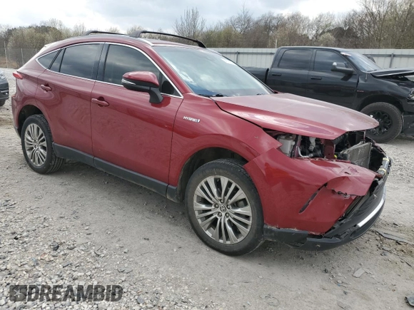2021 Toyota Venza LE with VIN JTEAAAAH7MJ043578, listed as a Copart auction lot 48788215 with 42,309 mi miles and Salvage Title. Bid and sale history available at DreamBid. Image 4.