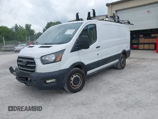 2020 Ford Transit Cargo with VIN 1FTBR1Y87LKA19622, listed as a IAAI auction lot 42479925 with 98,474 mi miles and . Bid and sale history available at DreamBid. Image 17.