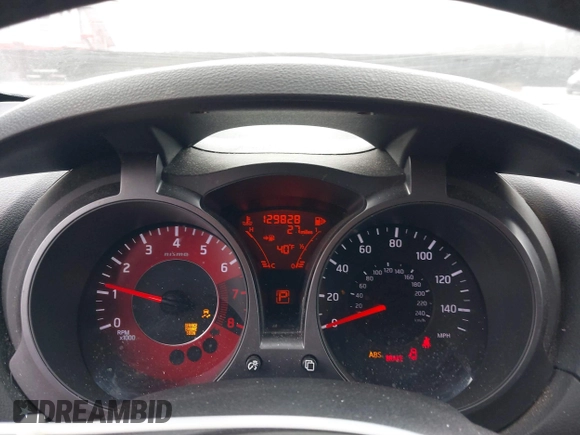 2013 Nissan Juke S with VIN JN8AF5MV6DT232097, listed as a IAAI auction lot 41126299 with 129,828 mi miles. Bid and sale history available at carsss.com. Image 7.