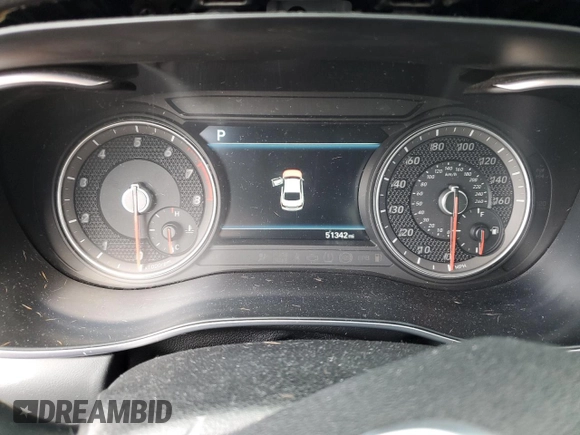2020 Genesis G70 2.0T with VIN KMTG64LA3LU062323, listed as a Copart auction lot 60740084 with 51,342 mi miles and Non repairable. Bid and sale history available at DreamBid. Image 9.