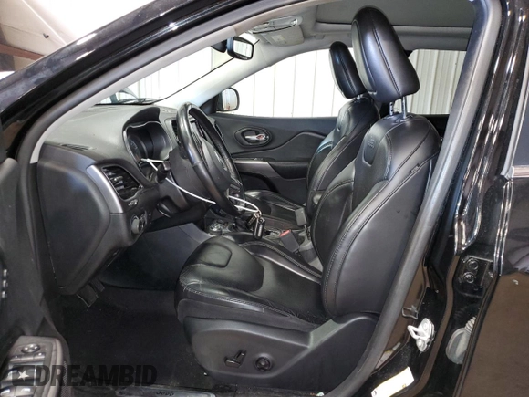 2019 Jeep Cherokee Limited with VIN 1C4PJMDX2KD451081, listed as a Copart auction lot 50602505 with 117,304 mi miles and Salvage Title. Bid and sale history available at carsss.com. Image 7.