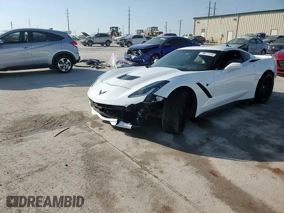 2017 Chevrolet Corvette 1LT with VIN 1G1YB2D75H5113871, listed as a Copart auction lot 73677114 with 0 mi miles and Salvage Title. Bid and sale history available at carsss.com. Image 13.