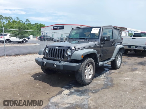 2016 Jeep Wrangler Black Bear with VIN 1C4AJWAGXGL258874, listed as a IAAI auction lot 42497153 with 93,294 mi miles and . Bid and sale history available at DreamBid. Image 17.