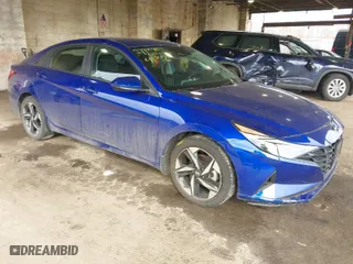 2023 Hyundai Elantra SEL with VIN KMHLS4AG9PU559751, listed as a IAAI auction lot 41654132 with 16,925 mi miles. Bid and sale history available at carsss.com. Image 1.