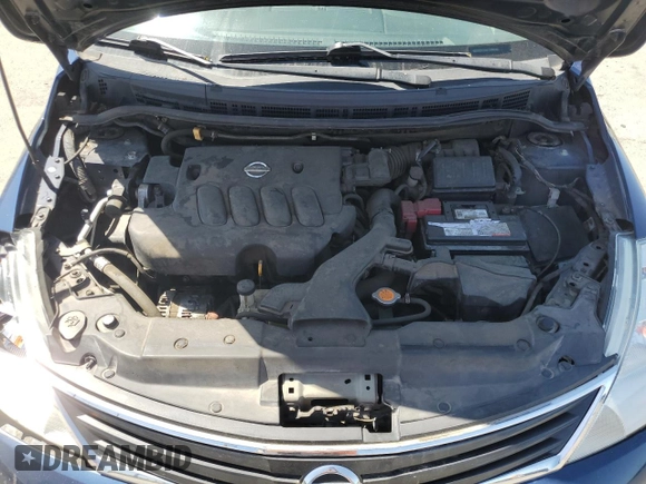 2010 Nissan Versa S with VIN 3N1BC1AP4AL362129, listed as a Copart auction lot 58755525 with 121,878 mi miles and Salvage title. Bid and sale history available at DreamBid. Image 11.