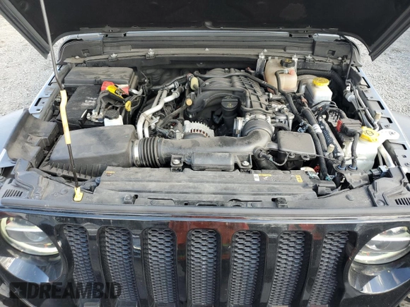 2022 Jeep Wrangler Sport S with VIN 1C4GJXAG2NW195751, listed as a Copart auction lot 44842615 with 42,289 mi miles and Salvage title. Bid and sale history available at DreamBid. Image 12.