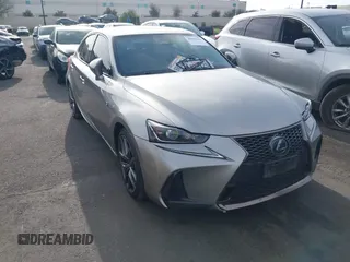 2020 Lexus IS with VIN JTHGA1D20L5105897, listed as a IAAI auction lot 41926240 with 72,818 mi miles. Bid and sale history available at carsss.com. Image 1.
