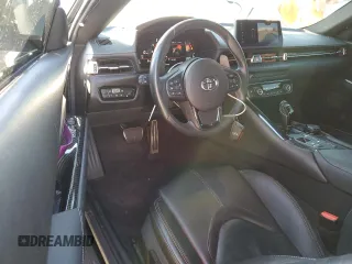 2020 Toyota GR Supra 3.0 with VIN WZ1DB4C08LW031739, listed as a Copart auction lot 79266674 with 26,582 mi miles and Salvage Title. Bid and sale history available at carsss.com. Image 8.