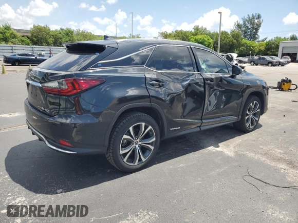 2020 Lexus RX 450h with VIN 2T2HGMDA5LC055879, listed as a Copart auction lot 59871755 with 100,964 mi miles and Non repairable. Bid and sale history available at DreamBid. Image 3.
