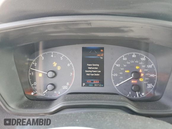 2023 Toyota Corolla Cross LE with VIN 7MUCAABG1PV050123, listed as a Copart auction lot 61384845 with 30,712 mi miles and Salvage title. Bid and sale history available at DreamBid. Image 9.