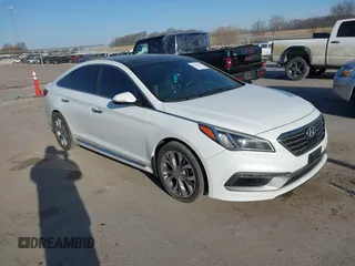 2015 Hyundai Sonata Sport with VIN 5NPE34AB6FH140232, listed as a IAAI auction lot 41805920 with 134,373 mi miles and . Bid and sale history available at carsss.com. Image 1.