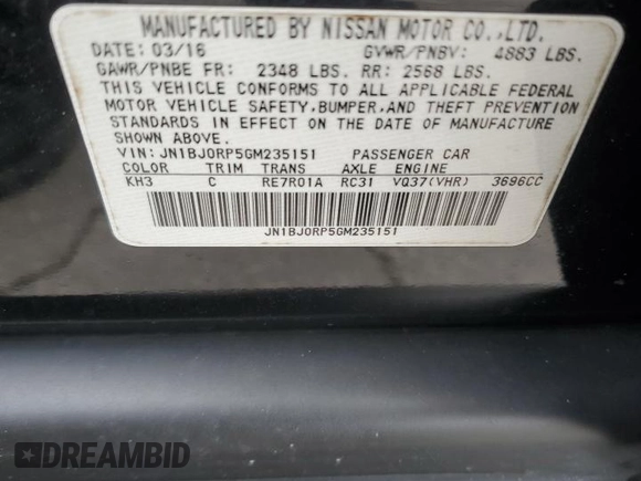 2016 Infiniti QX50 with VIN JN1BJ0RP5GM235151, listed as a Copart auction lot 72324194 with 110,685 mi miles and Salvage Title. Bid and sale history available at carsss.com. Image 15.