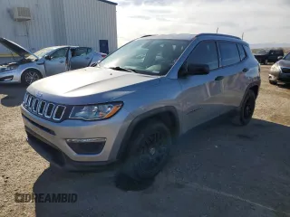 2017 Jeep Compass Sport with VIN 3C4NJCAB9HT636449, listed as a Copart auction lot 50662975 with 88,195 mi miles and Clean Title. Bid and sale history available at carsss.com. Image 1.