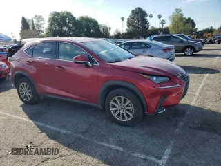 2020 Lexus NX 300 with VIN JTJAARBZXL5001159, listed as a Copart auction lot 50264585 with 49,024 mi miles and Salvage title. Bid and sale history available at DreamBid. Image 4.