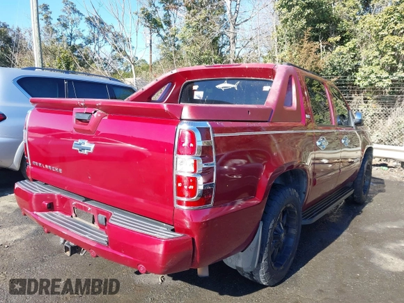 2007 Chevrolet Avalanche LTZ with VIN 3GNFK123X7G135629, listed as a IAAI auction lot 41348757 with 240,170 mi miles and . Bid and sale history available at DreamBid. Image 4.